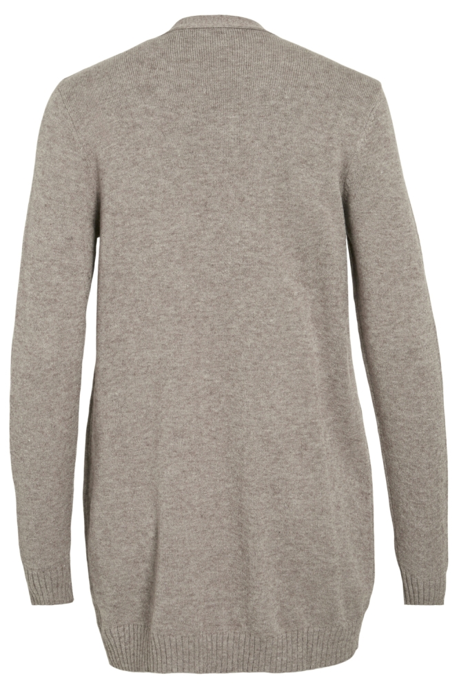 VIRIL OPEN L/S KNIT CARDIGAN - NOOS 14044041 Falcon/ MELANGE